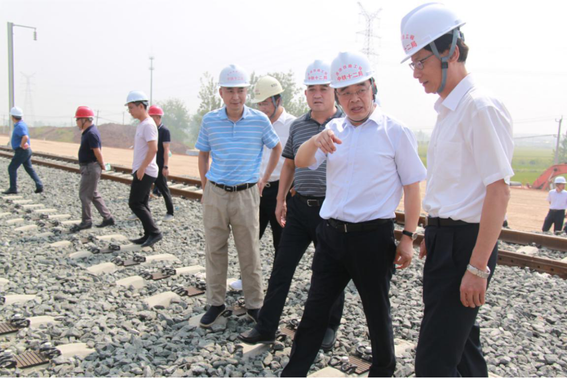 丁建奇调研检查连徐高铁建设情况